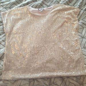 Jennifer Lopez Brand Sequin Top Size XL